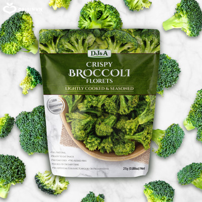 Súp lơ xanh sấy giòn DJ&A Úc - 25g