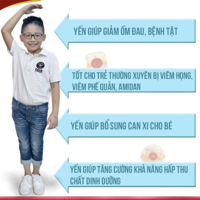 Yến Khánh Hòa -  Yến Sợi Cao Cấp [Hộp 10g] - Đệ Nhất Yến Đảo - Tăng cường sức đề kháng - Bổ sung dinh dưỡng cho mẹ bầu - Đẹp da - Chống lão hóa - Bổ phổi - Hỗ trợ điều trị ung thư - Hỗ trợ sinh lý nam nử