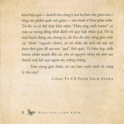 Hiệu Ứng Cánh Bướm (Tái Bản 2020)