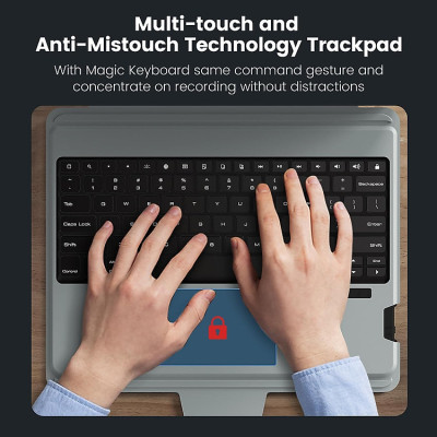 Bao Da Kèm Bàn Phím cho iPad Pro 11 inch / iPad Pro 13 inch 2024 M4 Nillkin Bumper Combo Case Keyboard- Hàng Chính Hãng 