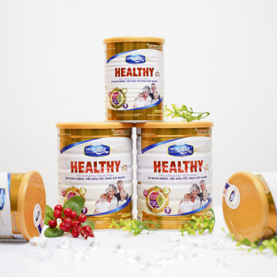 Sữa bột tăng cân,hổ trợ tiêu hóa healthy 800g topten milk