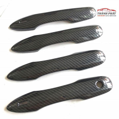 Ốp Tay Nắm, Hõm Cửa Carbon Toyota Cross 2020 2021 chất liệu cao cấp loại 1