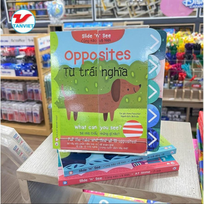 Sách Tương Tác Song Ngữ - Slide And See Cho Bé Học Tiếng Anh - Tân Việt Books