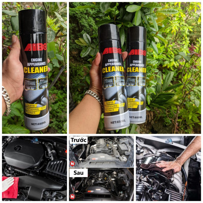 AIBO Tẩy rửa lốc máy - Rửa khoang máy ô tô - Vệ sinh tẩy sạch dầu mỡ bám bẩn, Giảm chập cháy, làm sạch đông cơ như mới