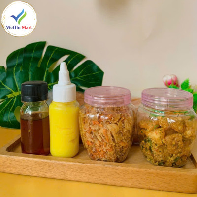 Combo Bánh Tráng Phơi Sương Tóp Mỡ Hành Phi 350G VIETTIN MART