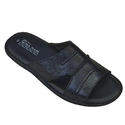 Dép Nam Quai Ngang Da Bò Thật TiTi ĐÔ Cao Cấp DNA2123d