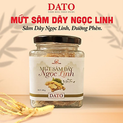 Mứt sâm dây Ngọc Linh DATO, ăn ngon, bồi bổ cơ thể, phục hồi sức khỏe, tăng cường hệ miễn dịch