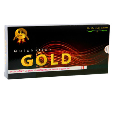 Bộ 2 Que thử thai Quickstick Gold 5mm