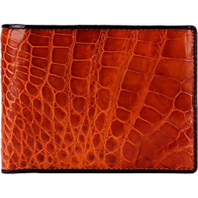 Ví Nam Da Cá Sấu Huy Hoàng HT2221 (12.5 x 10 cm) - Vàng