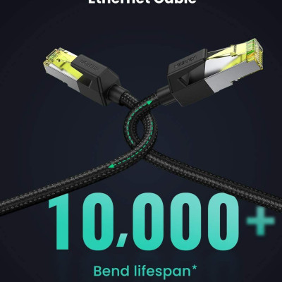 Ugreen UG80424NW150TK 3M CAT7 OD5.5mm cáp mạng truyền dữ liệu giữa các máy tính - HÀNG CHÍNH HÃNG