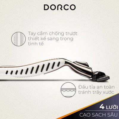 Dao Cạo Râu 4 Lưỡi Dorco Pace 4 FRA 1001-PT