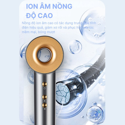 Máy sấy tóc 2 chiều nóng lạnh SOKANY SK-14020 công suất lớn 2400W, cung cấp ion âm chăm sóc tóc chuyên nghiệp - HÀNG CHÍNH HÃNG - DELIYA