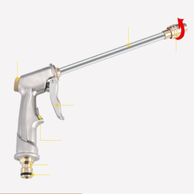  Bộ dây vòi xịt nước rửa xe, tưới cây . tăng áp 3 lần, loại 7m, 10m 206701-2 đầu đồng,cút, + tặng khăn phượt