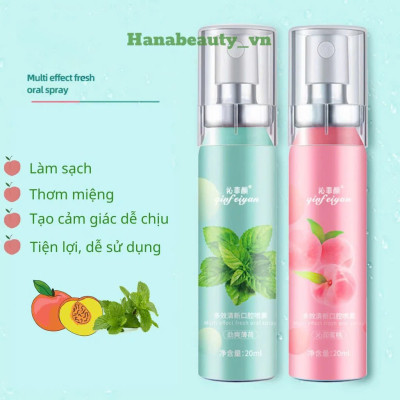 Xịt Thơm Miệng Thảo Dược – 2 Chai Khử Mùi Hôi Miệng, Diệt Khuẩn, Hương Thơm Quyến Rũ Cho Nam Nữ, ĐÈN TRANG TRÍ , ĐỒNG HỒ TREO TƯỜNG