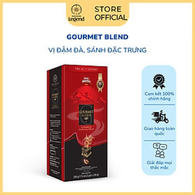 Cà phê  Rang Xay Gourmet Blend Trung Nguyên Legend - Hộp 500gr
