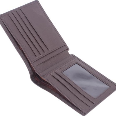 Ví Nam Da Bò Cao Cấp Huy Hoàng HT2115 (12.5 x 10 cm) - Nâu