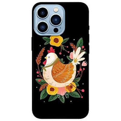 Ốp lưng dành cho Iphone 13 Mini - Iphone 13 - Iphone 13 Pro -  Iphone 13 Pro Max - Gà Đen