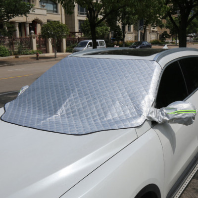 Tấm bạt che nắng kính lái xe ô tô có tai chụp gương chiếu hậu 2 bên A551