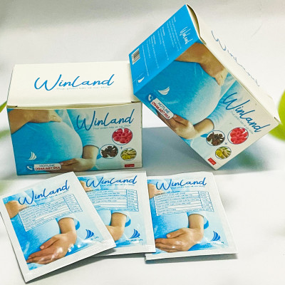 BỘT UỐNG WINLAND HỘP 10 - 14 GÓI GIÚP THAI KỲ KHỎE MẠNH, AN THAI, GIẢM TÁO BÓN