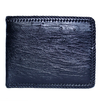  Ví nam da đà điểu màu đen HJ92426-39-51-55-59