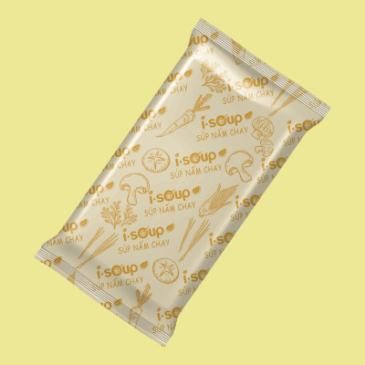 Súp Nấm Chay I-Soup 50g (túi 05 viên)- Viên Súp Chay Sấy Thăng Hoa
