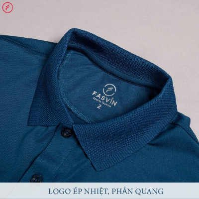 Bộ quần áo thun thể thao nam Fasvin AB22506.HN cộc tay cổ bẻ vải thể thao mềm nhẹ co giãn tốt