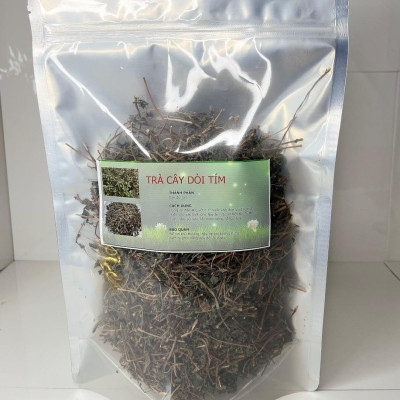 Cây dòi thân tím (Cây dòi tía - Cây bọ mắm - Cây dòi tím) - Sản phẩm khô làm trà - Gói 200gr