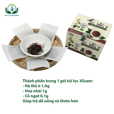 Trà Hà Thủ Ô hộp 30 Túi Lọc x 3Gram của Siêu Thị Thiên Nhiên