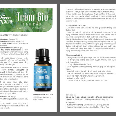Tinh dầu tràm Greenfarm 100ml