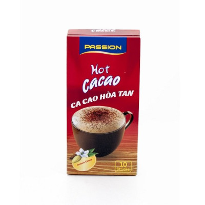 Bột Cacao Hòa Tan Passion Hot Cacao Cocoa Indochine (10 Sticks)