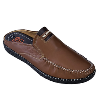 Dép bít mũi nam da bò thật HÀ NAM cao cấp GSB2045