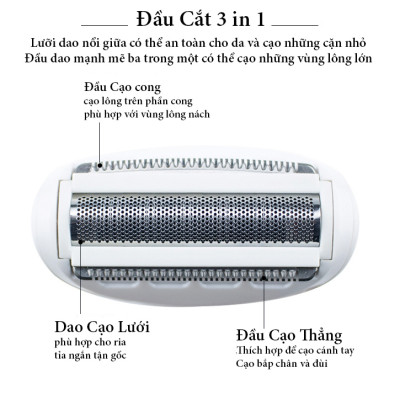 Dao Cạo Lông VùngKín, Cắt, Tỉa Lông Đa Năng 4in1 Đa Năng Tiện Dụng Cho Nam Và Nữ có che tên sản phẩm