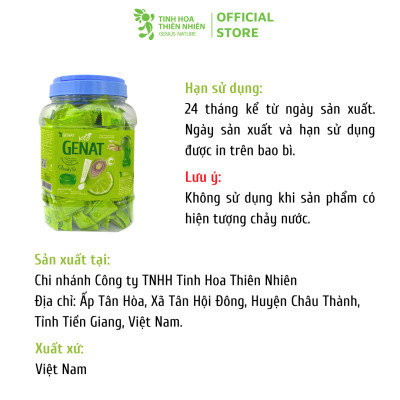 Kẹo ngậm Genat Chanh Sả (Hủ 300 viên)