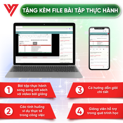 Combo 6 Sách Excel - Word - Powerpoint - Google Sheet - 150 TT - 90 Hàm Excel ĐÀO TẠO TIN HỌC Tặng Kèm Video Khóa Học