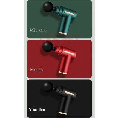 Máy massage KG802 mini cầm tay 6 chế độ hỗ trợ mát xa chuyên sâu, giảm đau cơ, cứng khớp hiệu quả nhanh chóng, đi kèm 4 đầu chuyên dụng 1500mah( tặng kèm 1 khăn lau thấm 2 mặt )- Hàng chính hãng