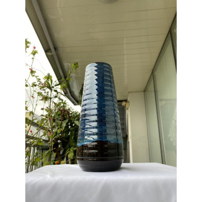 BÌNH HOA BÁT TRÀNG MEN HỎA BIẾN DÁNG CAO KIỂU LÒ XO