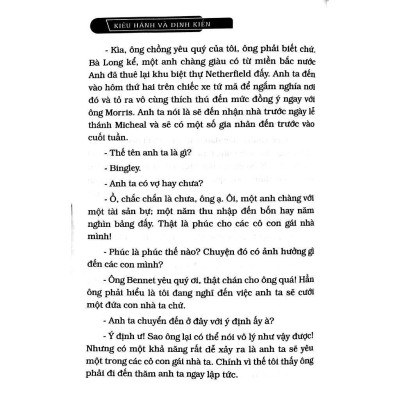 Sách - Kiêu Hãnh Và Định Kiến - Bìa Mềm - Minh Thắng