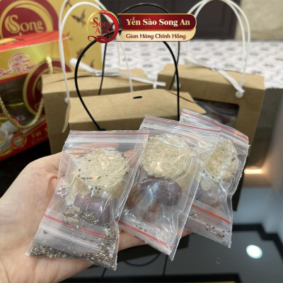 Set tổ yến sào tinh chế baby, Yến vụn tinh chế Song An Food bổ sung dưỡng chất cho bé chia sẵn túi nhỏ