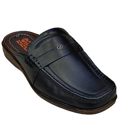 Dép Bít Mũi Nam Da Bò Thật TiTi ĐÔ Cao Cấp GSB2067d