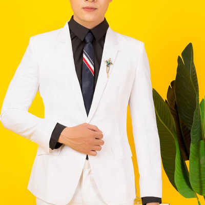 Aó Vest Nam Titishop AVN180 Trắng