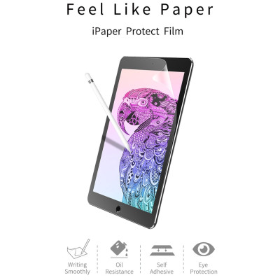 Dán màn hình iPad Paper-like dành cho iPad Pro 11inch  M4 2024, Ipad Pro 13 inch M4 2024, Ipad Air6 11inch M2, Ipad Air 6 13inch M2 hiệu Wiwu chống vân tay cho cảm giác vẽ như trên giấy - Hàng Chính Hãng
