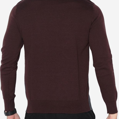 Áo Len Nam Aligro ALEND014 Phối - Xám Nâu