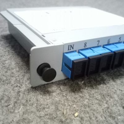 BỘ CHIA QUANG PLC 1x8 SC/UPC dạng Box - Hàng Chính Hãng