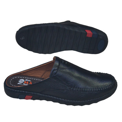 Dép Bít Mũi Nam HA NAM Da Bò Thật Cao Cấp GSB2101