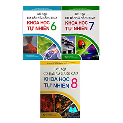 Sách - Combo Bài tập cơ bản và nâng cao Khoa học tự nhiên 6,7,8
