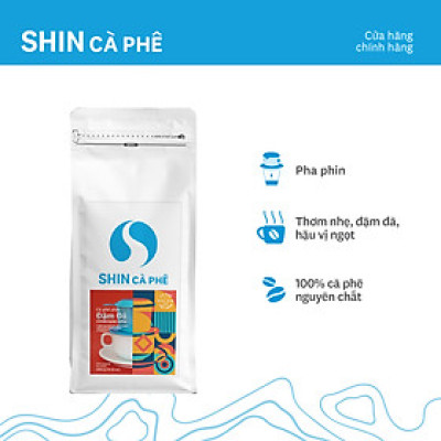 Cà phê Phin đậm đà - SHIN Cà Phê - Cà phê pha phin - Gói 400g