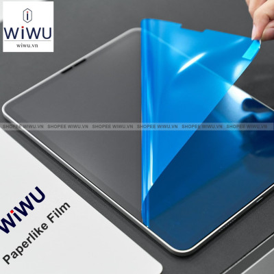 Dán màn hình iPad Paper-like dành cho iPad Pro 11inch  M4 2024, Ipad Pro 13 inch M4 2024, Ipad Air6 11inch M2, Ipad Air 6 13inch M2 hiệu Wiwu chống vân tay cho cảm giác vẽ như trên giấy - Hàng Chính Hãng