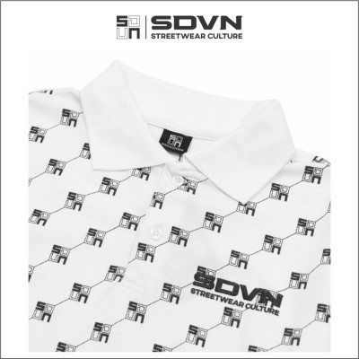 Áo Thun POLO Unisex Form Rộng - Brand Chính Hãng SDVN - LOGO