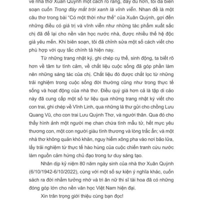 Trong Đáy Mắt Trời Xanh Là Vĩnh Viễn