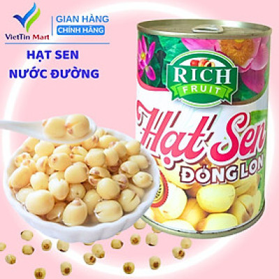 Hạt Sen Đóng Lon RICH FRUIT 565g